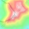 Nevado San Francisco topographic map, elevation, terrain