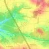 Mörlach topographic map, elevation, terrain