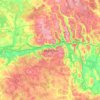 Smolensk topographic map, elevation, terrain