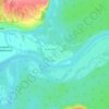 Промышленный topographic map, elevation, terrain