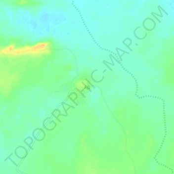 Gedi topographic map, elevation, terrain
