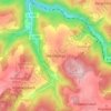 Weitisberga topographic map, elevation, terrain