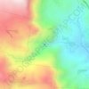 Pongas Falls topographic map, elevation, terrain