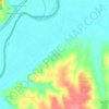 Serem topographic map, elevation, terrain