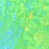 Fivay Junction topographic map, elevation, terrain