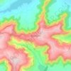 Panchgani topographic map, elevation, terrain