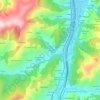 Viade topographic map, elevation, terrain