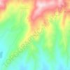 Yıldırım topographic map, elevation, terrain