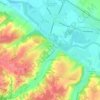 Les Bernardines topographic map, elevation, terrain