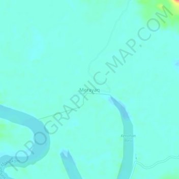 Merayaq topographic map, elevation, terrain