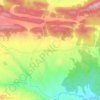 Ouled Saadi topographic map, elevation, terrain