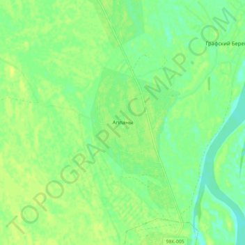 Appany topographic map, elevation, terrain