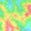 Pometo topographic map, elevation, terrain