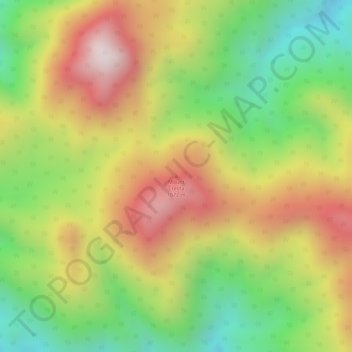 Mount Cresta topographic map, elevation, terrain