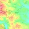 Charnes topographic map, elevation, terrain