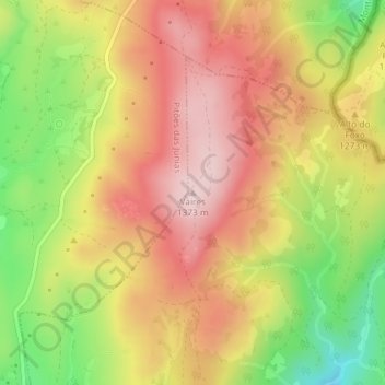 Vaires topographic map, elevation, terrain