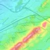 Woodlawn Heights topographic map, elevation, terrain