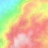 السعادة topographic map, elevation, terrain