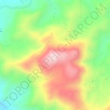 Mirante da Serrinha topographic map, elevation, terrain