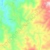Rubare topographic map, elevation, terrain