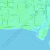 South Pascagoula topographic map, elevation, terrain