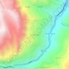 Yanacocha topographic map, elevation, terrain