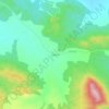 El Saúco topographic map, elevation, terrain