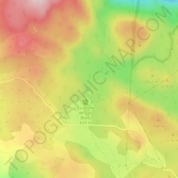 Aven du Palan topographic map, elevation, terrain