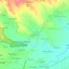 Tegalampel topographic map, elevation, terrain