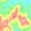 Blood Hill topographic map, elevation, terrain
