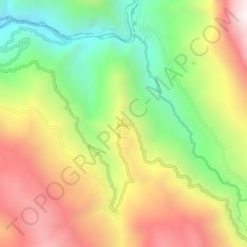 Jujul topographic map, elevation, terrain