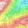 Vesale topographic map, elevation, terrain