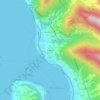 Pregasso topographic map, elevation, terrain
