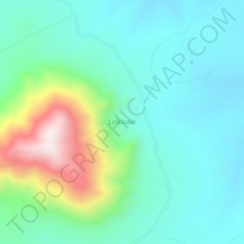 Lolkisale topographic map, elevation, terrain