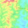 Duas Barras topographic map, elevation, terrain