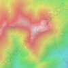 Pico Itaguaré topographic map, elevation, terrain