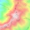 金顶 topographic map, elevation, terrain