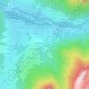 Les Devins topographic map, elevation, terrain