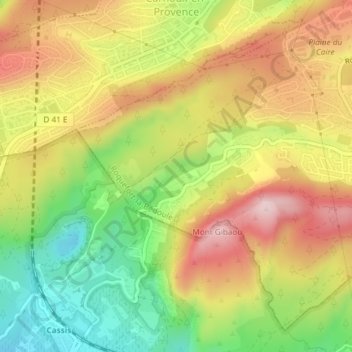 Les Sardons topographic map, elevation, terrain