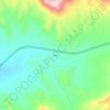 Bent topographic map, elevation, terrain