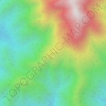Pico San Lorenzo topographic map, elevation, terrain