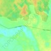 Kuseņi topographic map, elevation, terrain