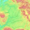 Transylvania topographic map, elevation, terrain