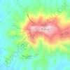 Calanchi di Serra Cipolla topographic map, elevation, terrain
