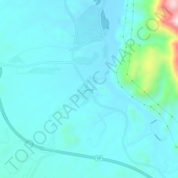 Tunus topographic map, elevation, terrain