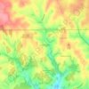 Linden Springs topographic map, elevation, terrain