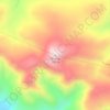 Boskop topographic map, elevation, terrain