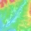 Kimballton topographic map, elevation, terrain