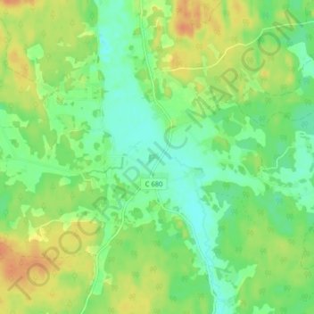 Rasbokil topographic map, elevation, terrain