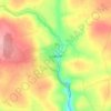 Lisgoold topographic map, elevation, terrain